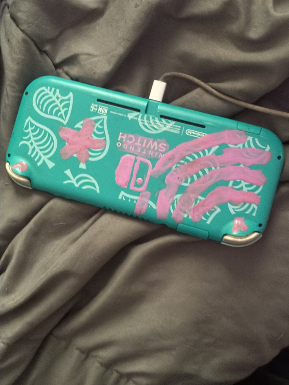 Nintendo Switch Lite Turquoise with Pink Accents